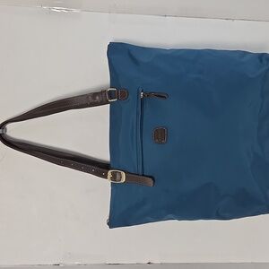 Bric's Teal Tote X Bag Sportina Large with Removable Pouch 3 In 1